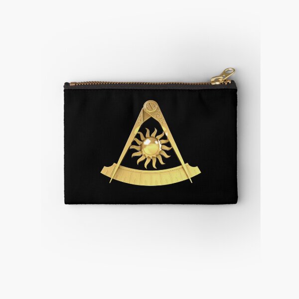 Item preview, Freemason Gold Compass & Quadrant Black Background Masonic Past Master designed and sold by MasterMasonMade.
