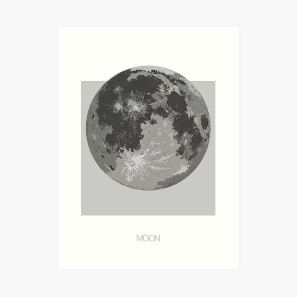 Positive Moon Art Print