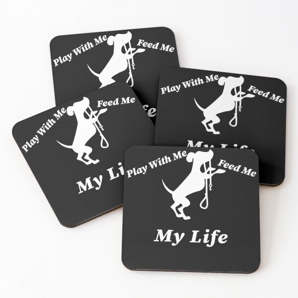 Item preview, Funny Pet Dog Rules My Life designed and sold by TheCrazyBear.