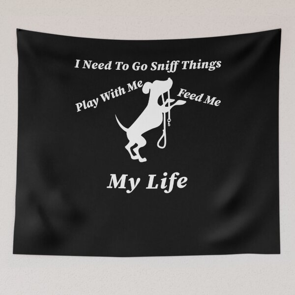 Item preview, Funny Pet Dog Rules My Life designed and sold by TheCrazyBear.