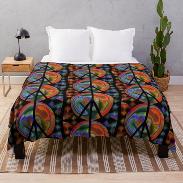 Item preview, PEACE SYMBOL RAINBOW designed and sold by WildestArt.