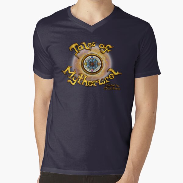 The Mytherwrel's Compass and Title. V-Neck T-Shirt