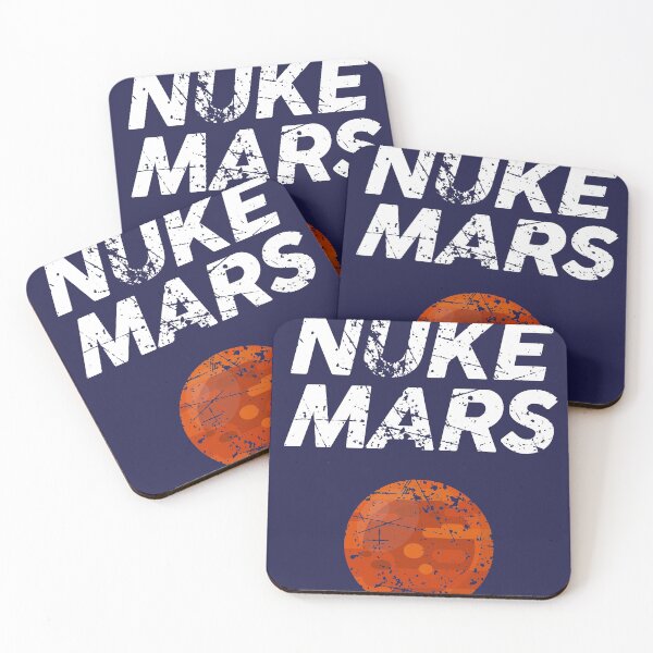 Item preview, Nuke Mars T-Shirt (Funny Science Shirt) designed and sold by funnyclan.