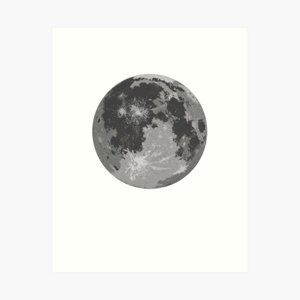 Positive Moon Art Print