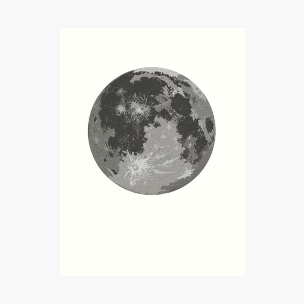 Positive Moon Art Print