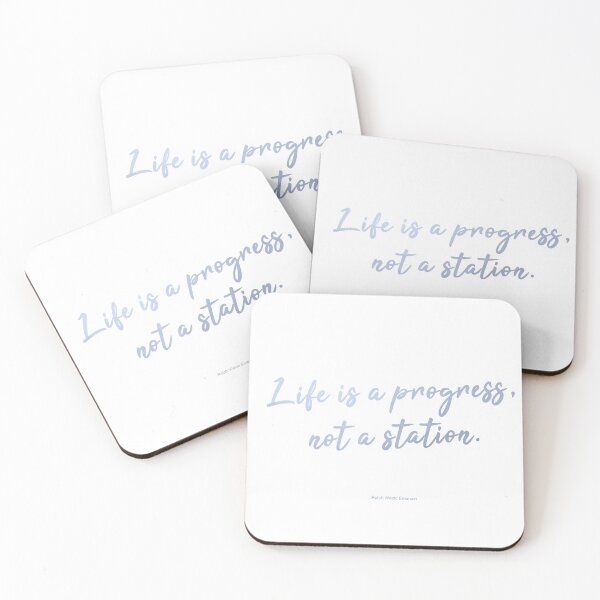 Item preview, Life is a progress, not a station designed and sold by Callum Barnes.