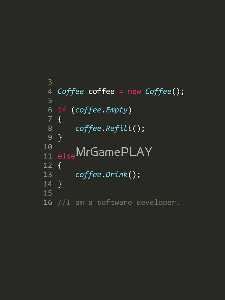 Thumbnail 4 of 4, iPhone Case, Coffee Code designed and sold by MrGamePLAY.