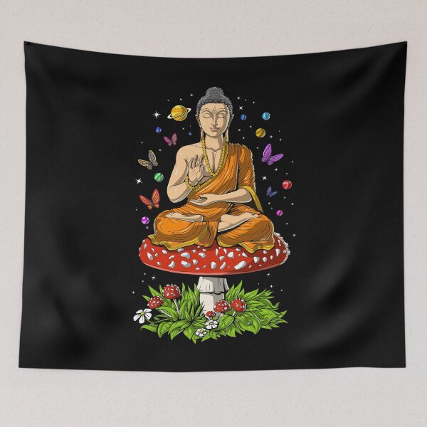 Item preview, Mushroom Buddha  designed and sold by underheaven.