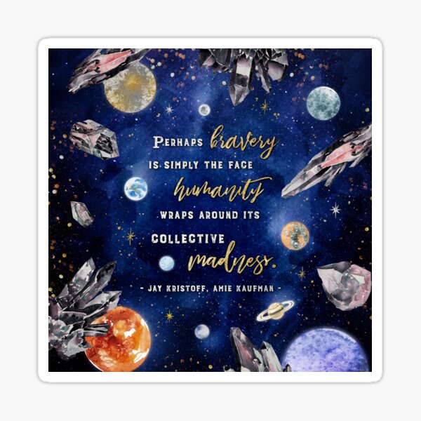 Item preview, Perhaps bravery designed and sold by Stella Bookish Art.