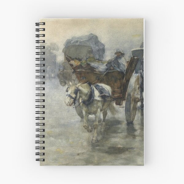 Item preview, Pieter de Josselin de Jong - Horse drovers and wagons designed and sold by ArtExpression.