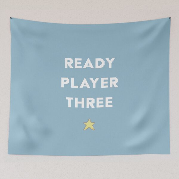 Item preview, Ready Player Three Pixel Star designed and sold by lovelyinkshop-.