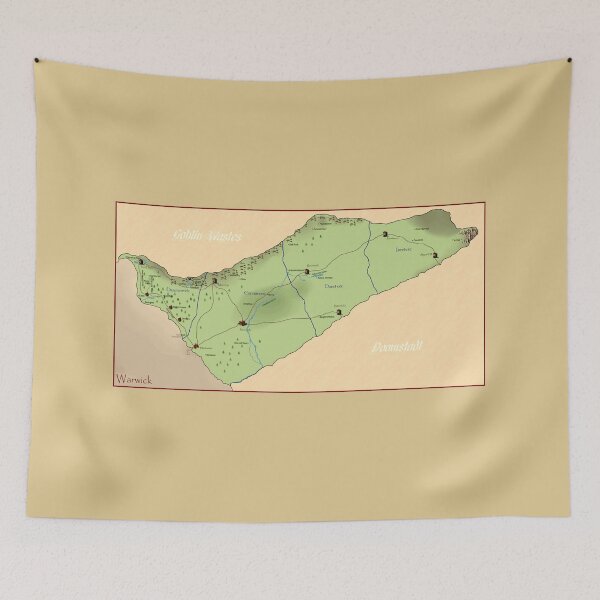 Item preview, Legacies Map of Warwick designed and sold by LegaciesLARP.