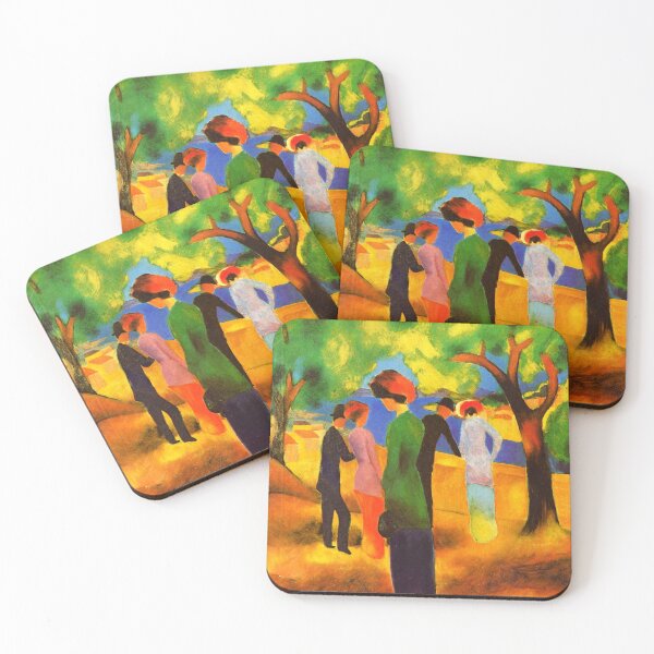 Item preview, August Macke - Woman in Green Jacket designed and sold by ArtExpression.
