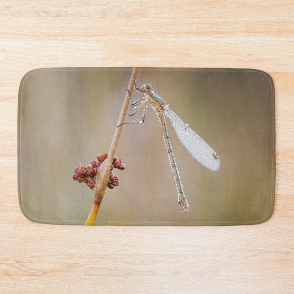 Item preview, Emerald Damselfly on Rush designed and sold by Alec Stewart.