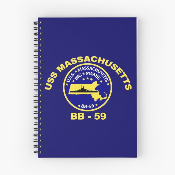 Item preview, USS Massachusetts (BB-59) for Dark Backgrounds designed and sold by Nikki SpaceStuffPlus.