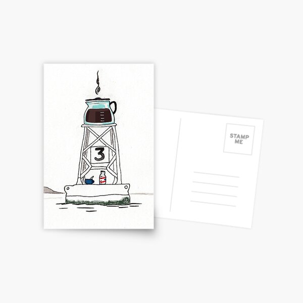 Coffee Buoy Postcard