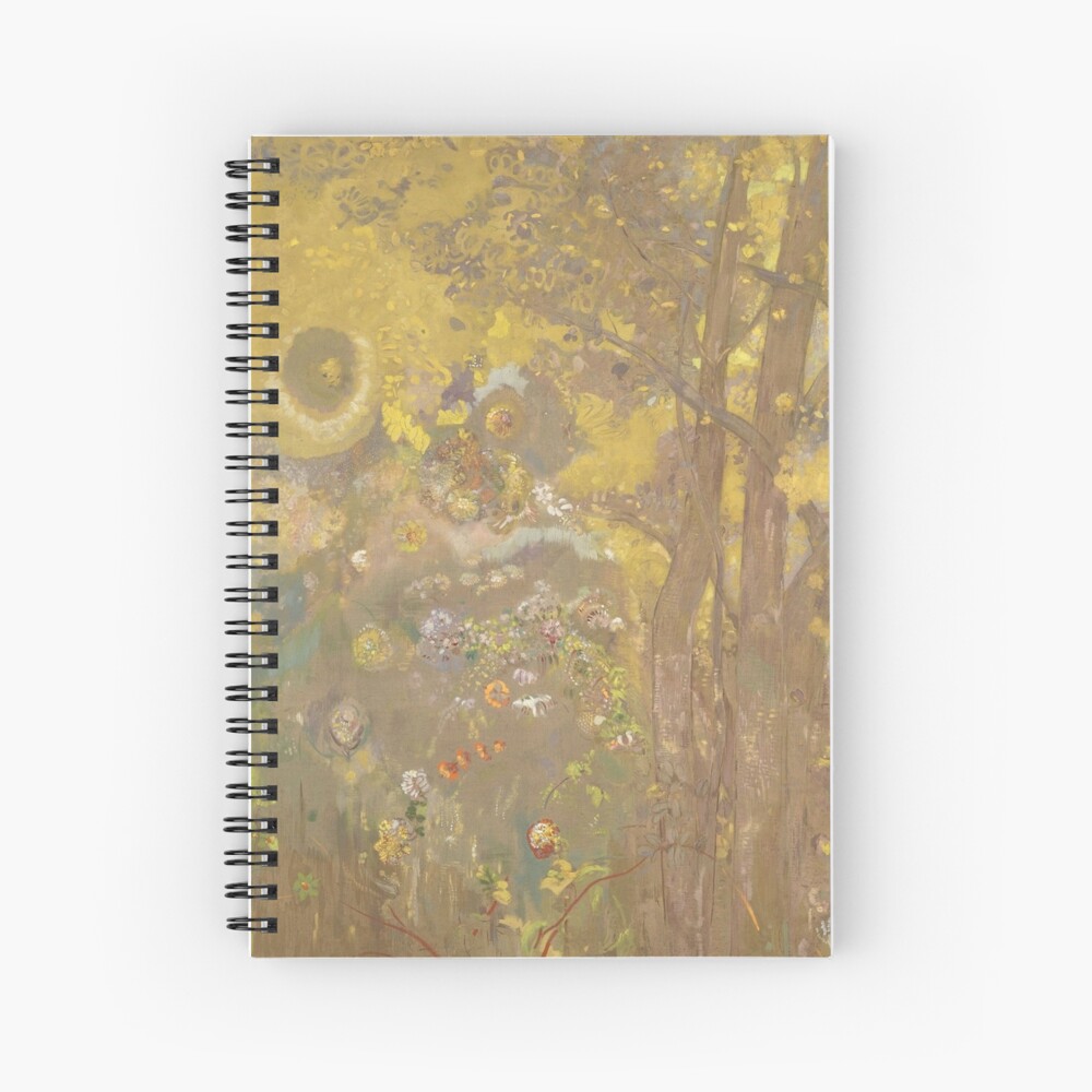 Odilon Redon - Trees On A Yellow Background Art Print