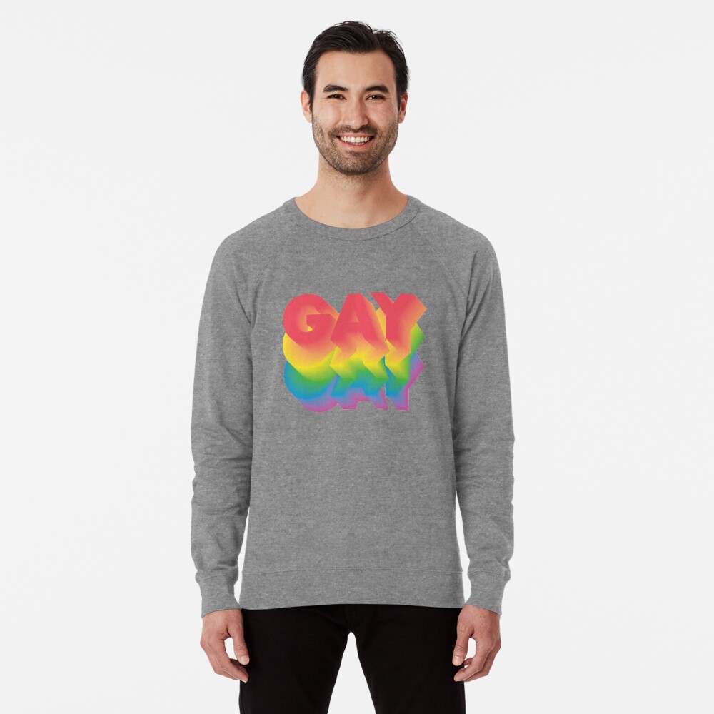 Item preview, Lightweight Sweatshirt designed and sold by GayCum.