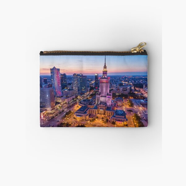 Item preview, Warsaw. City center at dusk designed and sold by Lukasz Szczepanski.