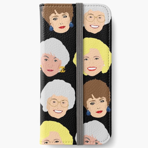 Dorothy, Blanche, Rose and Sophia Patterned Portraits iPhone Wallet