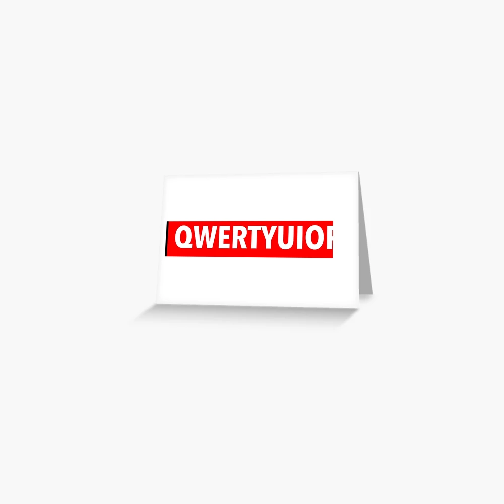 qwertyuiop