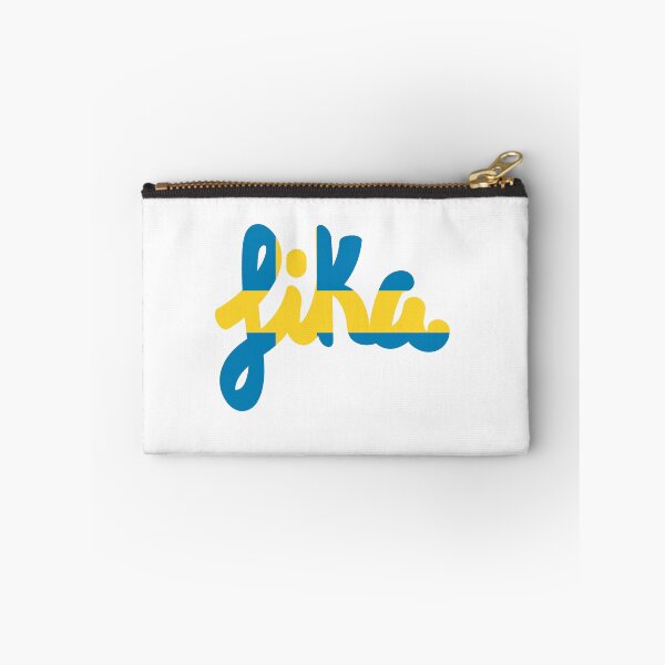 Item preview, Swedish Flag Fika Script designed and sold by maddiebusick.