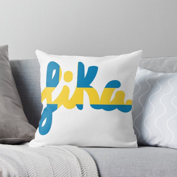 Item preview, Swedish Flag Fika Script designed and sold by maddiebusick.