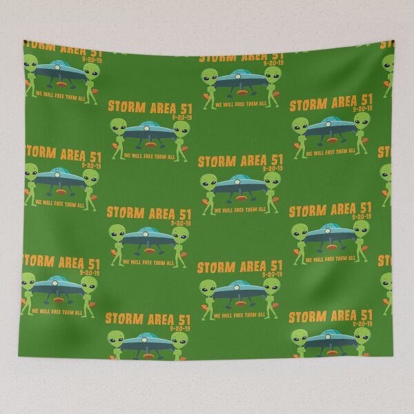 Item preview, Storm Area 51 Free Them All designed and sold by TheCrazyBear.