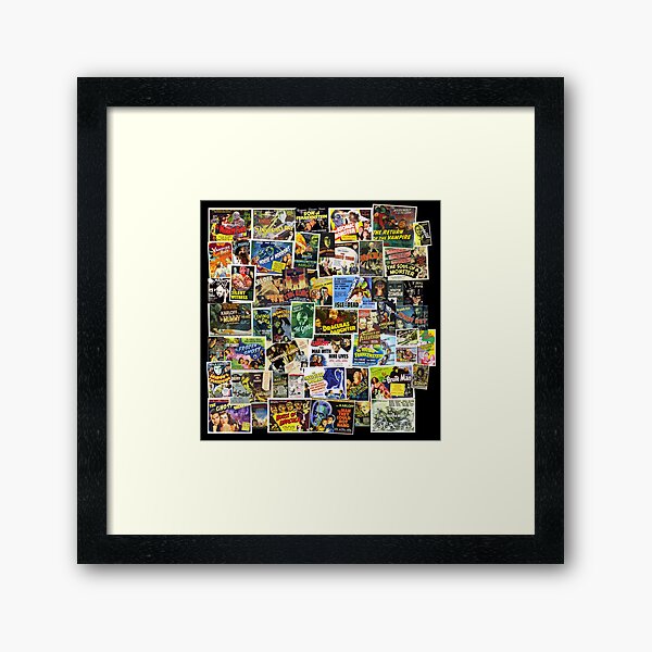 Vintage Horror Framed Art Print