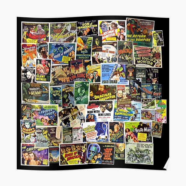 Horreur Vintage Poster