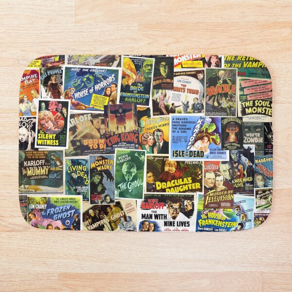 Vintage Horror Bath Mat