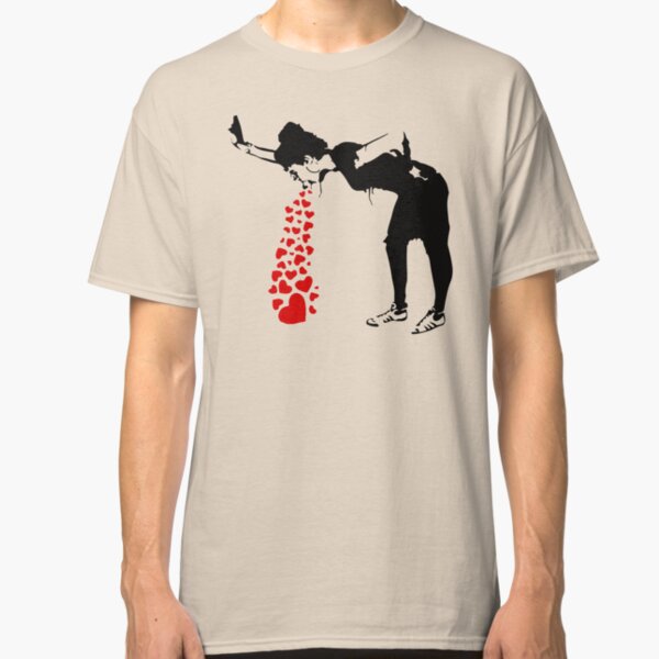 Lovesick - Banksy, Streetart Street Art, Grafitti, Artwork, Design For Men, Women, Kids Classic T-Shirt