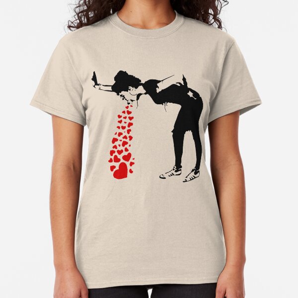 Lovesick - Banksy, Streetart Street Art, Grafitti, Artwork, Design For Men, Women, Kids Classic T-Shirt