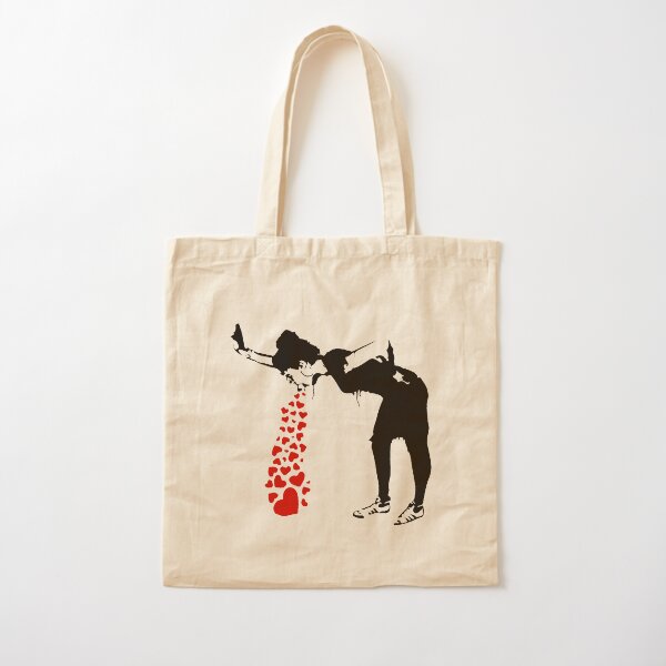 Lovesick - Banksy, Streetart Street Art, Grafitti, Artwork, Design For Men, Women, Kids Cotton Tote Bag