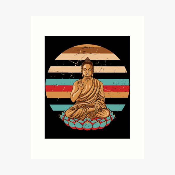 Vintage Style Retro Sleeping Buddha Gift Sweatshirt