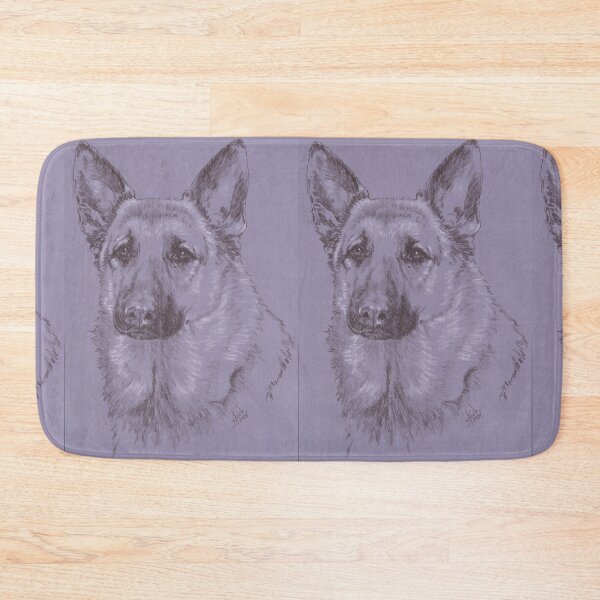 Item preview, German Shepherd Portrait in Graphite designed and sold by BarbBarcikKeith.