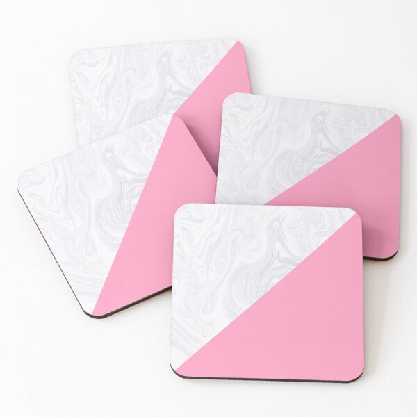 Item preview, Minimalist Girly Pink Marble Abstract Geometric designed and sold by Julie Erin Designs.