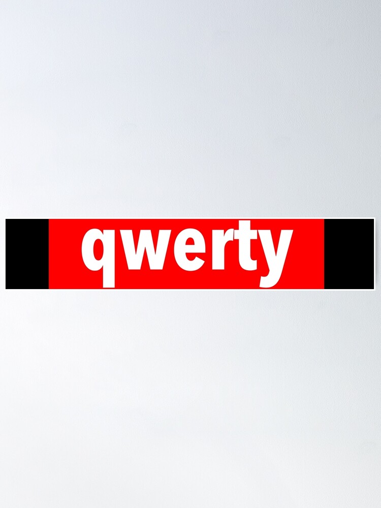 qwerty poster