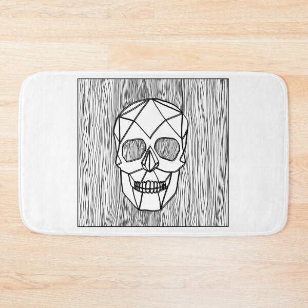 Item preview, Linework Geometric Skull Design  designed and sold by Pumpkindraws1.