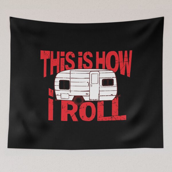 Item preview, This How I Roll RV Camper Summer print designed and sold by tronictees.