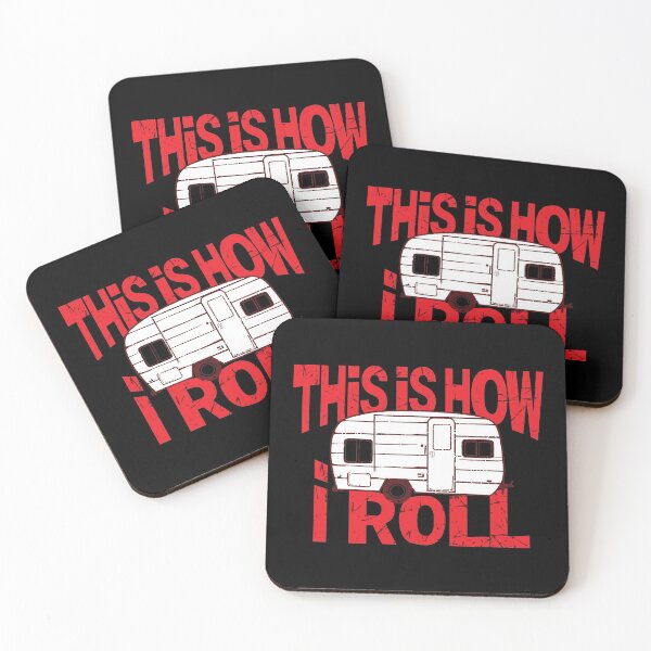 Item preview, This How I Roll RV Camper Summer print designed and sold by tronictees.