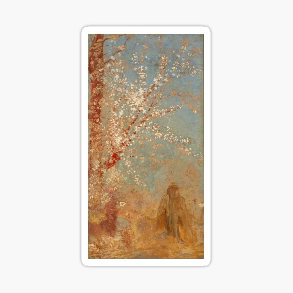 Item preview, Odilon Redon - Figure Under A Blossoming Tree designed and sold by vakashop.