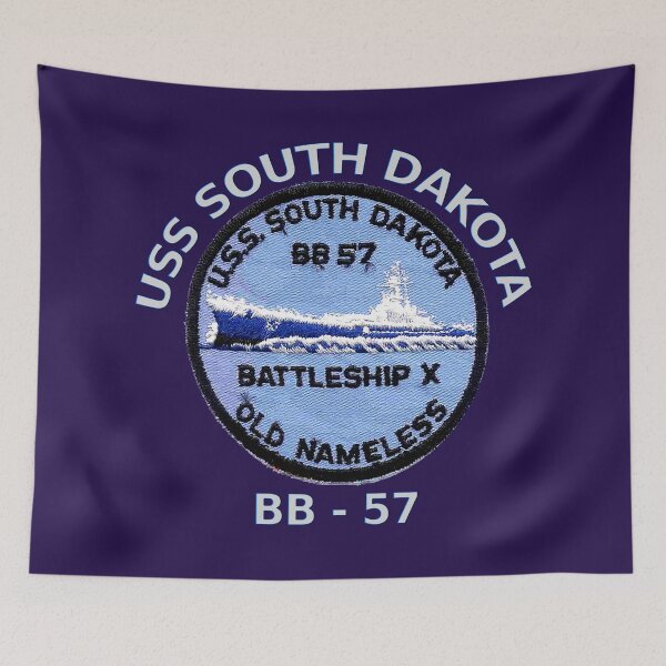Item preview, USS South Dakota Patch for Dark Colors designed and sold by Nikki SpaceStuffPlus.