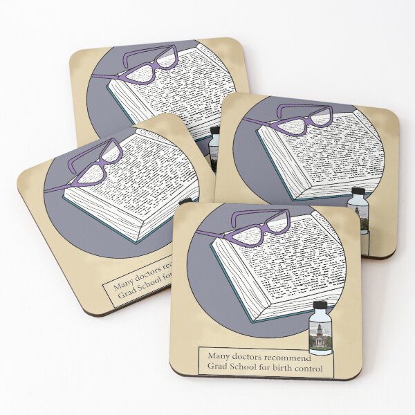 Item preview, Grad School is my Birth Control - Vintage Ad designed and sold by ArtistAriana.