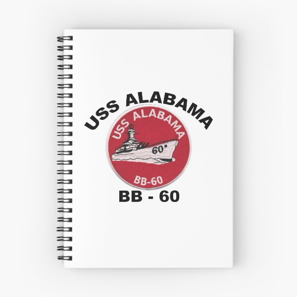 Item preview, USS Alabama (BB-60) Crest designed and sold by Nikki SpaceStuffPlus.