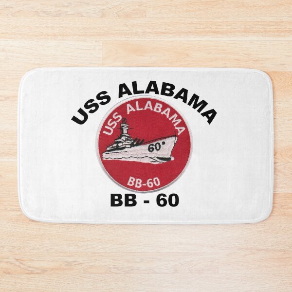 Item preview, USS Alabama (BB-60) Crest designed and sold by Nikki SpaceStuffPlus.