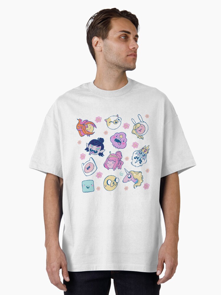 Thumbnail 1 von 7, Oversized T-Shirt, Abenteuer Zeit Freunde 1 designt und verkauft von DajonAcevedo.