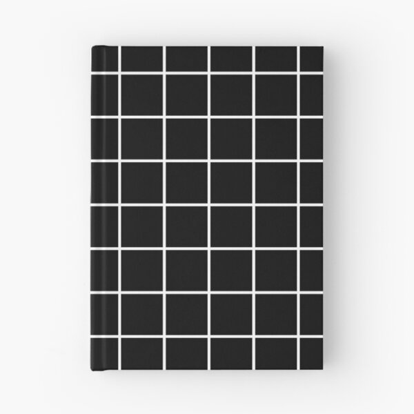 Item preview, Black Grid White Lines| Black Aesthetic designed and sold by trajeado14.