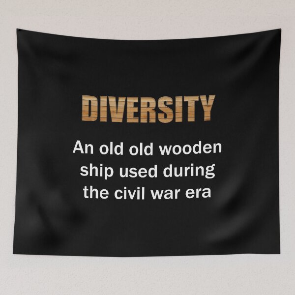 Item preview, Diversity An Old Old Wooden Ship Used During Civil War design designed and sold by tronictees.