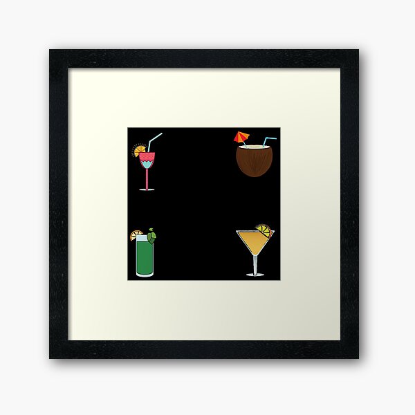 Item preview, Four Summer Cocktails designed and sold by Designs24U.